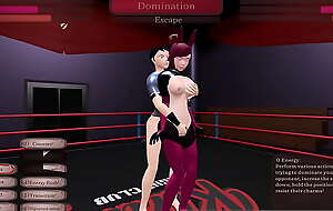 Kinky Fight Club [Wrestling Manga game] Ep.1 hard pegging sex fight above the ring for a horny bunnygirl