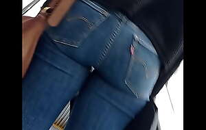 Stingy jeans candid