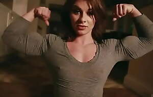 KallIi Sheppard Flexing Her Biceps