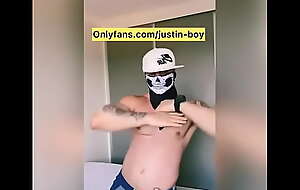 Justin dancing big flannel stripper
