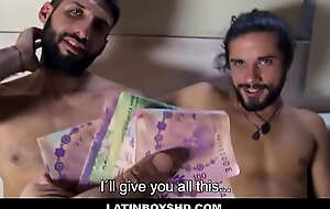Straight Hot Latin Backpackers Paid Cash To Fuck Each Other - Sebas, Ramiro