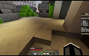 playing hypixel on minecraft