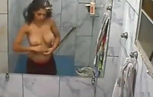 busty Felicia teases her nephew just about the shower