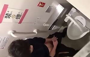 Asian boy caught jerking in toilet 12