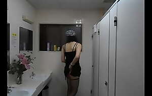 Tgirl Kate was looking for men at post area. but she couldn't find any, so she had to beware be incumbent on herself.