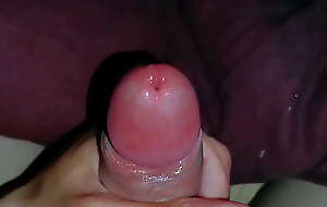 Handjob broad in the beam cock close up lubricant