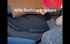 Flashing truckers
