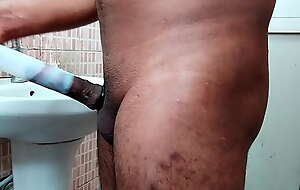 Bangladeshi boy fucking in bathroom after masturbation