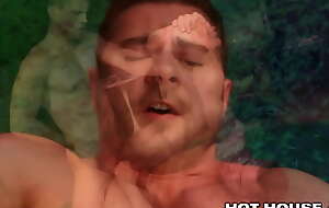 HotHouse - Handsome Jock Bareback Huge Hairy Hunk Indoors - Derek Bolt , Roman Todd