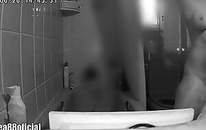Stepsister caught shaved shower masturbated Part1