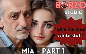 Mia and Papi - 1 - Horn-mad old Grandpappa discouraged virgin teen young Turkish Girl