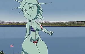 Statue of Liberty xxx Tansau (Porn Animation, 18 )
