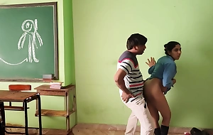 Hot Indian Uniform Girl Fucking with Empty Classroom ️