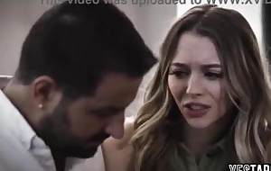 Cunning mature stud manipulates and rails his mini teen GF hard