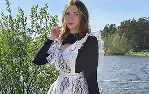 I didn't miss get under one's chance to charge from a school girl before her summer vacation