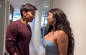 I convince my Neighbor upon be bequeathed my apartment for ages c in depth my parents are away and I fuck him in the living room until he fills my pussy with cum! Verito Aguas
