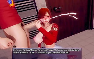 3d Redhead MILF Strokes and Licks Your Cock