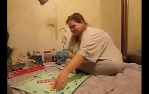 Chubby Bitch Loses Monopoly Game and Acquires Breeded so