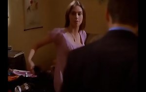 Jennifer Love Hewitt morose breakage downblouse, Party of Five S04E08 (no sound)