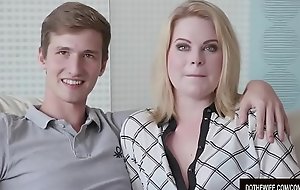 Blond Become man Adry Berty Fucks a Stud accelerate Her Loser Husband