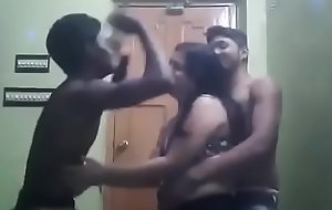 Indina aunty sparking with two boys