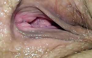 Wifes sleeping soiled pussy play