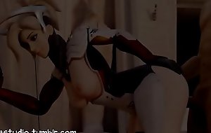 Mercy From Overwatch Getting Screwed (WITH SOUND) 2018 HD
