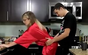 Mom gets Sup Creampie from Son