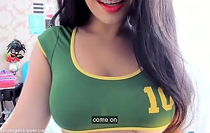 SEXY BRAZILIAN GIRL JOI JERK OFF INSTRUCTION PORTUGUESE  ENGLISH With the addition of SPANISH Chatting PUNHETA CONTROLADA