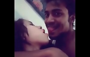 Assamese Hindu girl hot kiss and make-out thither bangladeshi muslim guy