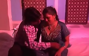 Desi aunty romance with two young boys