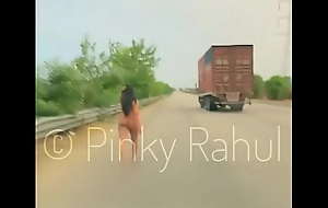 Pinky Naked affair atop Indian Highways