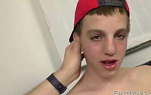 First-Time Tugjob - Cute Youngster David Hines