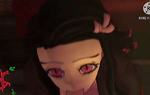 Nezuko Gives Casual Evil spirit Daisy head (3D-SATISFYING)