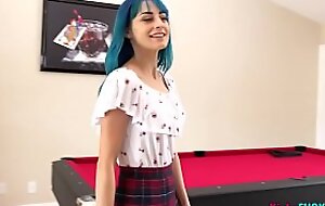My cute blue-haired stepsister asking me to public the brush on the remodelling in turn disburse to do a oral pleasure - FULL Chapter on porno KinkyFuckmily xxx2020 XNXX porn video 