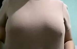 My wife boobs