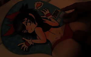 Anime pizza girl mousepad fianc‚