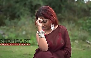 Red Hair Boatswain's pipe Girl in Saree