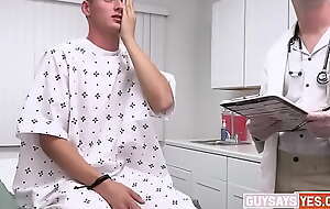 GuySaysYes porn  - Ashton Silvers visits Dr  Johnny B for a regular checkup and as he is getting examined, Dr  Johnny goes over a difficulty possible treatments he can get 