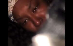 Slobbing on Big black cock