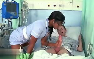Ebony Nurse gives Danny D a grungy Blowjob