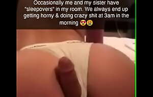 Sleepover with sister turns sexual