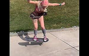 Skateboard Upskirt