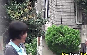 Asian teens caught peeing