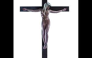 Female Jesus Crucified Uncover Portuguese Audio