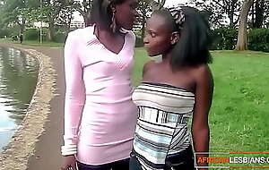 Amateur African Lesbians A torch for Sexy Wet Water Fun