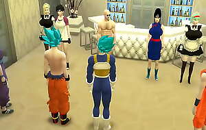 Nightmarishness Ball Porn Epi 63 Sirvientas Esclavas  Goku, Gohan, Vegeta y Clirin se la cobran y recuperan a sus Esposas hermosas y castigan por ser unas Perras infieles
