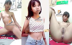 Thai student masturbating uncensored
