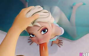 Frozen - Elsa receives a oral-service