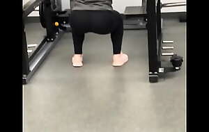 gym descry through leggings